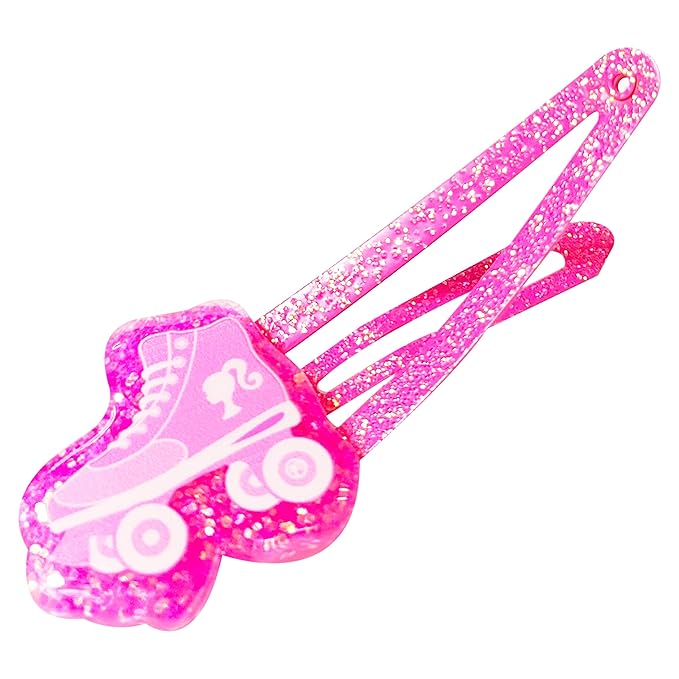 LUV HER Barbie Hair Clips for Girls Snap Clips 8 Pack Multi Color Ages 3+