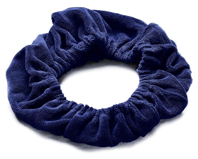 Tassi Reusable Spa Headband Wrap for Women - Hair Holder for Washing Face, Skincare, Makeup, Facials & Cleansing - Keeps Hair Back with No Mess or Marks - One Size Fits All - Robin's Egg Blue