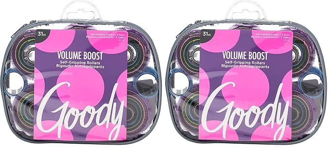 Goody Start Style Finish Self-Holding Hair Roller, Multi Pack, 31 Count (Pack of 2)