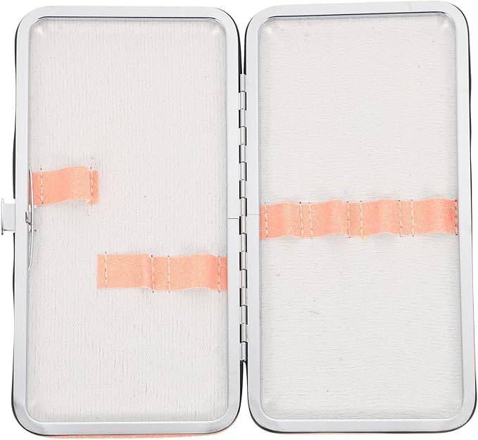 FRCOLOR Eyelash Storage Bag Portable Tweezers Case Compact Lash Organizer Travel Makeup Cosmetic Brush Tool Holder with Multiple Compartments