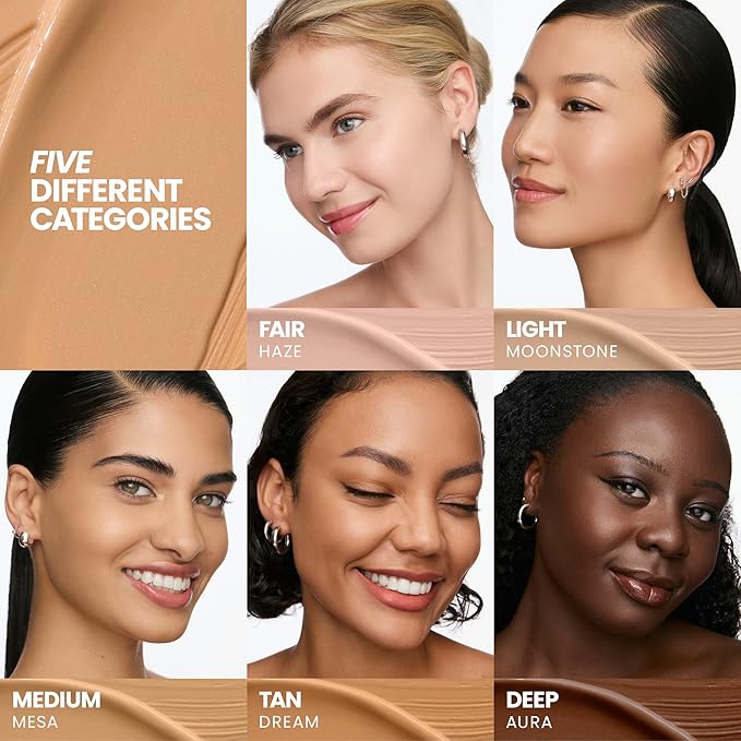 Wonderskin Hyper Bond All-Day Stay Serum Foundation – Waterproof, Transfer-Proof, 24HR Longwear Face Makeup with Niacinamide & Hyaluronic Acid – Lightweight, Natural Finish (Halo)
