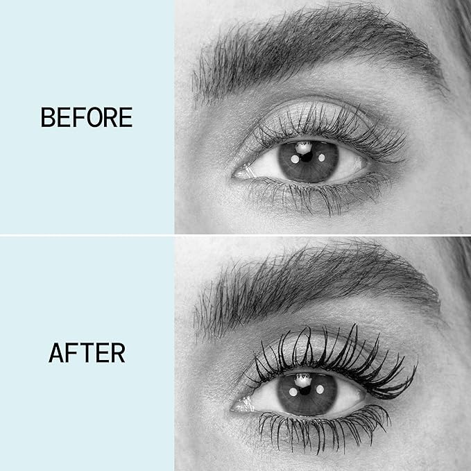 Pacifica Vegan Collagen Fluffy Lash Mascara – Black Thickening & Lengthening Mascara with Plant Fibers, Full Fluffy Lashes, Vegan & Cruelty-Free, 0.24 oz
