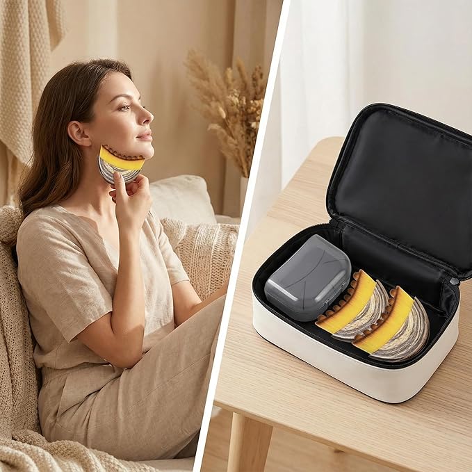 3 PCS 2026 New Lymphatic Contour Face Brush,Contour Face Brush,Lymphatic Drainage Massager,Ergonomically Designed,Fit The Skin Precisely,for Chin & Jawline Sculpting