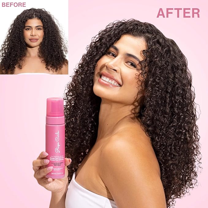 Rizos Curls Curl Defining Mousse – Lightweight Foam for Volume & Hydration – Shine & Definition for Every Curl Pattern: Wavy, Curly, Coily 1a–4c Hair Types – Sulfate & Paraben Free | Hydrate & Define, Volume & Definition, Frizz Free Shine