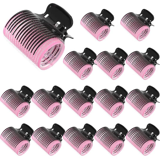 16 Pcs Hot Roller Clips Versatile Hair Roller Clips Curler Claw Replacement Clip Hair Section Styling Tool Set for Women Girls Effortless Curls Waves