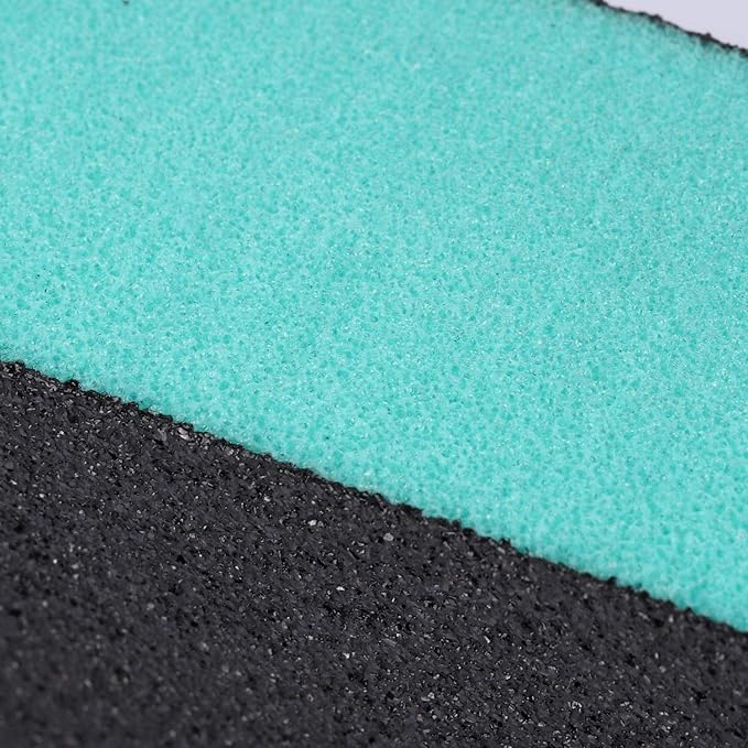 Nail Buffer Sanding Blocks Polisher Buffing Files Nail Art Pedicure Manicure Tool 80/120 Grit, 20 Pcs (Black Green)