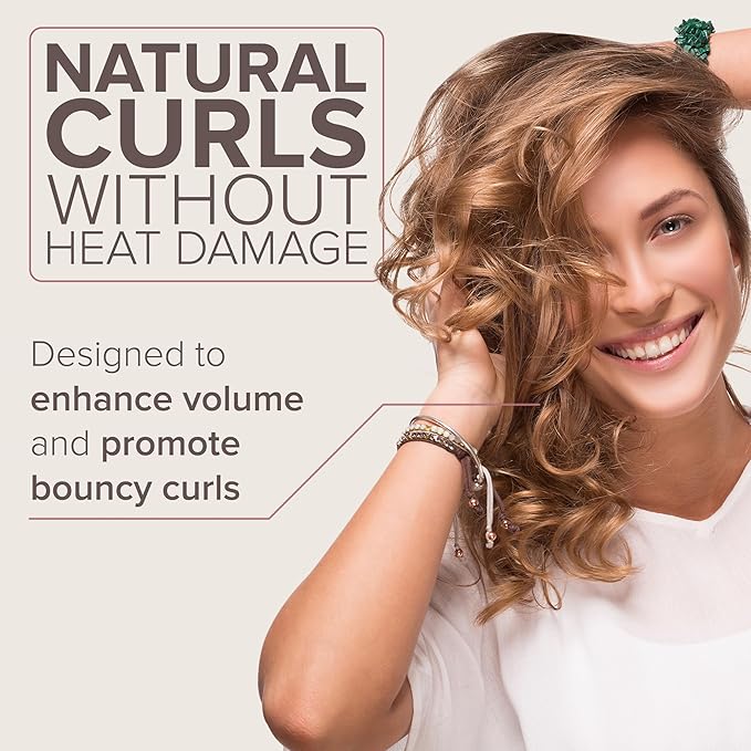 Heatless Hair Curler For Effortless Waves & Curls (5pc Set) NYK1 Satin Heatless Curls Overnight For No-Frizz Curl - 40" Overnight Blowout Rods For Easy Styling For All Hair Types And Lengths
