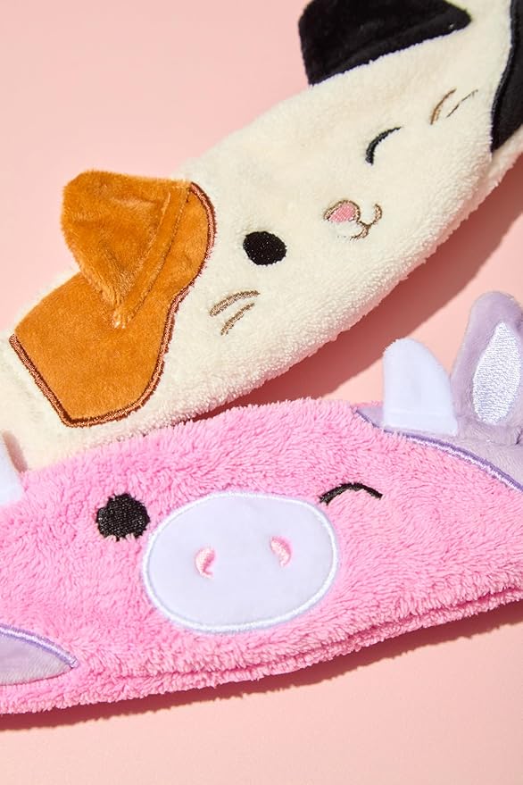 TONYMOLY x Squishmallows Patty Plush Headband – Soft & Cozy Hair Accessory for Skincare, Makeup, and Relaxation – Cute, Gentle, and Functional