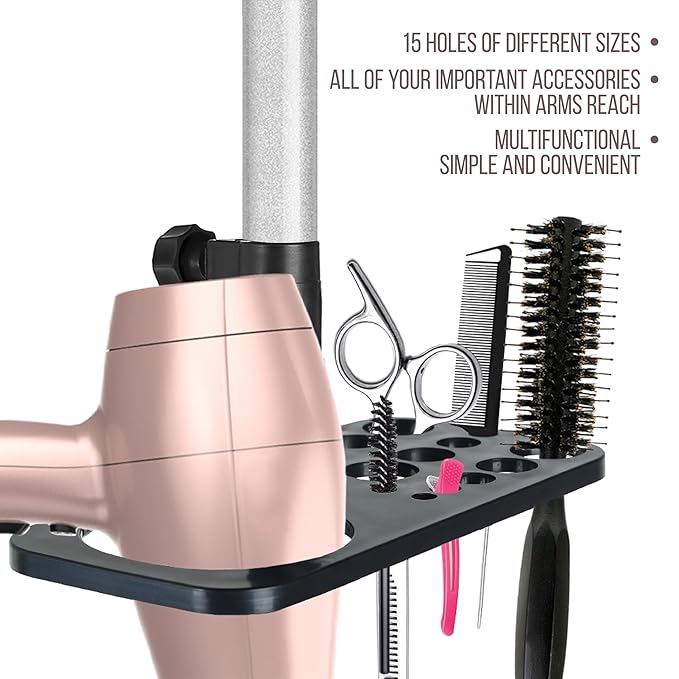Wig Stand Tripod 50 Inch Metal Wig Mannequin Head Tripod Stand For Hairdressing Training Head Adjustable Wig Tripod Stand with Tool Tray (Silvery, Mannequin Head Not Included)