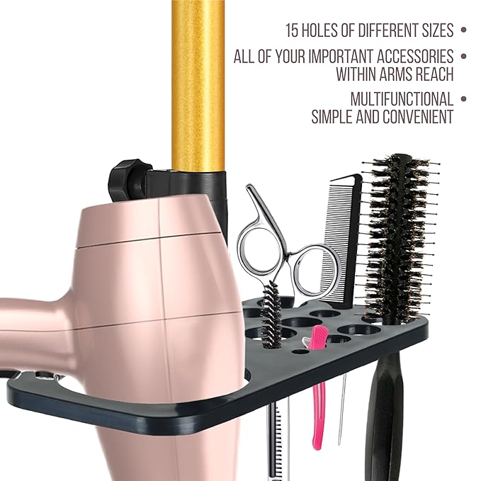 Wig Stand Tripod 50 Inch Metal Wig Mannequin Head Tripod Stand For Hairdressing Training Head Adjustable Wig Tripod Stand with Tool Tray (Golden, Mannequin Head Not Included)