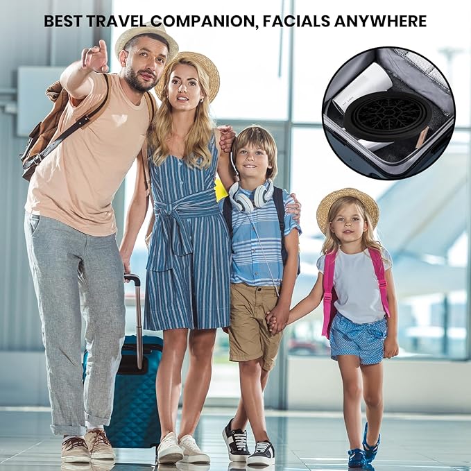 Ice Bowl for Face with Built-in Ice Tray, Foldable Silicone Face Bowl for Ice, Facial Ice Bath Bowl, Skin Tightening & Acne Relief, Portable Ice Face Bowl for Home Travel-Purple