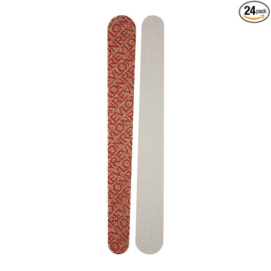 Revlon Compact Nail File, Dual Sided Manicure Tool, Smooths & Shapes, Easy to Use, Emery Boards, 24 Count
