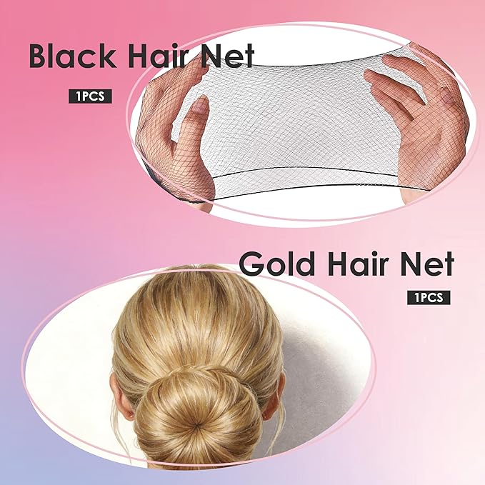 B1jounie YA Hair Accessories Kit, 160Pcs Hair Clips for Women Girls Dance Ballet Cheerleading Travel with Storage Box