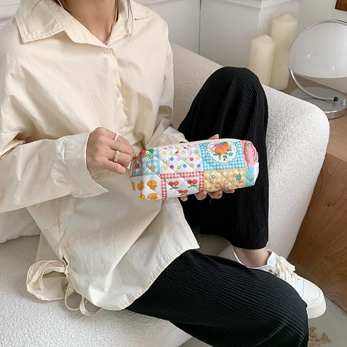 Pencil Case Pen Case Office College School Storage Bag Pouch Holder Box Organizer Makeup Pouch Cosmetic Bag Aesthetic Cute Pencil Case for Girls Boys Kids (ZI)