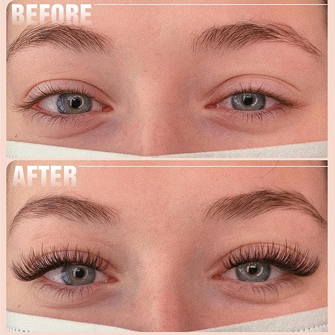 Mavphnee Brown Lash Clusters Kit Natural Cluster Eyelash Extensions Kit 10-12MM Short C-Curly Lash Extension Individuals 168 Pcs DIY Clusters Lashes for Beginners with Bond and Seal Clear