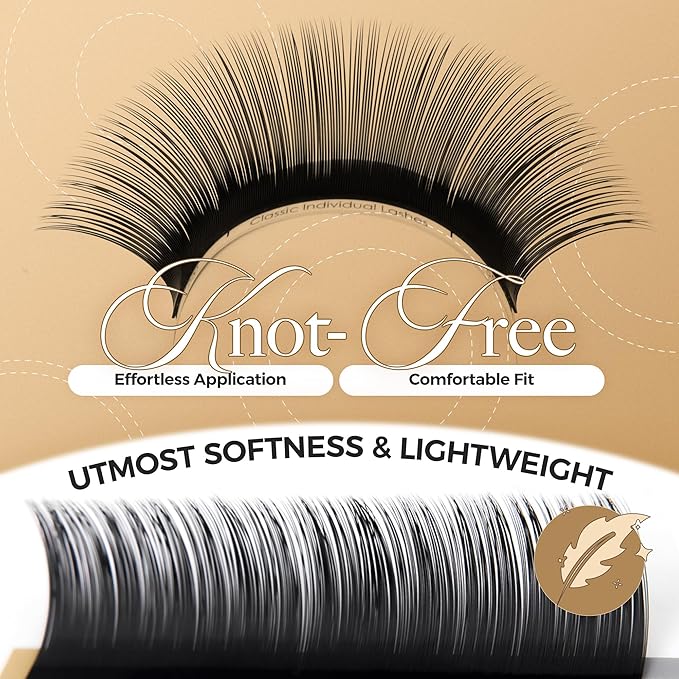 LASHVIEW Eyelash Extensions,Individual Lashes, 0.15 Thickness D Curl Mixed Tray(8-15mm),Premium Single &Classic Lases,Natural Semi Permanent Eyelashes,Mink& Soft Lashes,Application-Friendly