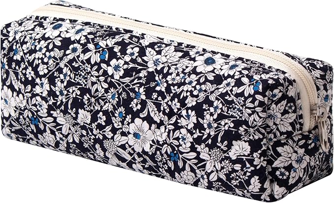 Pencil Case Pen Case Office College School Storage Bag Pouch Holder Box Organizer Makeup Pouch Cosmetic Bag Aesthetic Cute Pencil Case for Girls Boys Kids (Q)