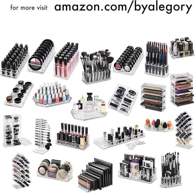 Acrylic Rollerball Perfume Organizer Beauty Scent Holder 24 Space Organization Refillable Container Tall Scented Oil Storage Display Case