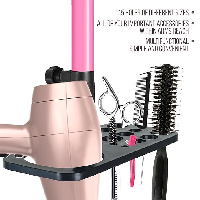 Wig Stand Tripod 50 Inch Metal Wig Mannequin Head Tripod Stand For Hairdressing Training Head Adjustable Wig Tripod Stand with Tool Tray (Pink, Mannequin Head Not Included)