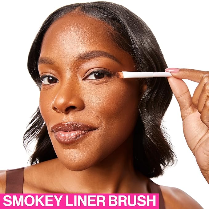 wet n wild Eyeshadow Brush, Ultimate Ultra, Thin Synthetic Polymax, Precision Coverage, Ergonomic Handle for Comfortable Precision Control , Cruelty-Free & Vegan