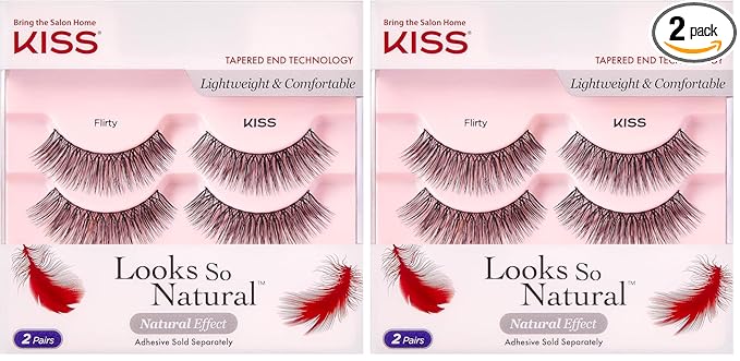 Kiss Looks So NaturaL Double Pack - Flir (Pack of 2)