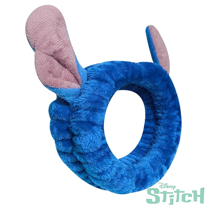 LUV HER Lilo & Stitch Girls Headbands - One Size Fits All, Soft Stretchy Fabric - The Stitch - Fun Fashion Accessory, Ages 3+