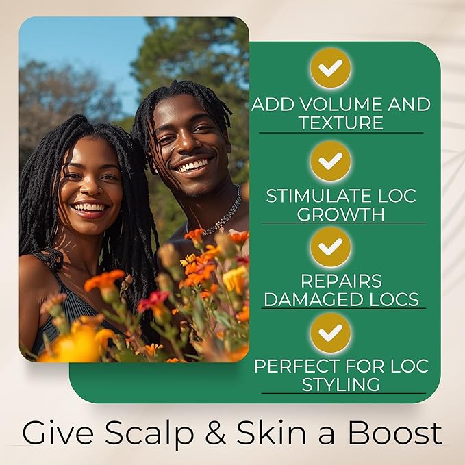 Lion Locs Starter Twist and Lock Spray for New Dreadlocks | Texturizes & Great for Styling - Vegan Sea Salt Mist with Essential Oils & Aloe (4oz)