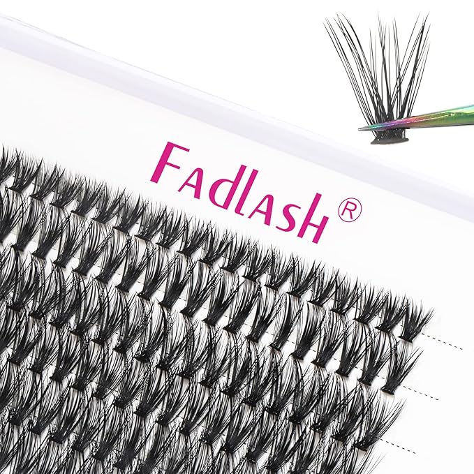 Lash Clusters 10D 20D 30D 40D Individual Lashes Wispy Cluster Lashes DIY Eyelash Extension Eyelash Clusters Individual Lash Extension Supplies (40D-0.07D, 10mm)