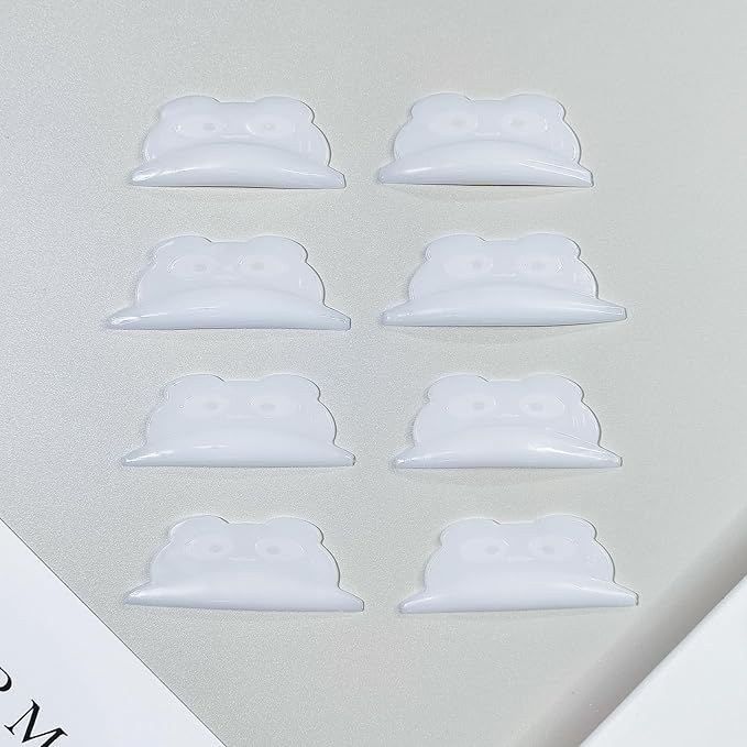 Libeauty Lash Lift Pads Panda Shape Reusable Silicon Eyelash Lift Shield Lash Perm Rod Lash Lifting Shield DIY Use at Home or Salon Lash Perming Tool