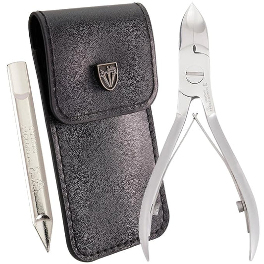 3 Swords Germany – Brand Quality Stainless Nail NIPPERS - Remover - Cutter Manicure Pedicure Grooming for Professional fingernail & toenail Care by 3 Swords (BTA)