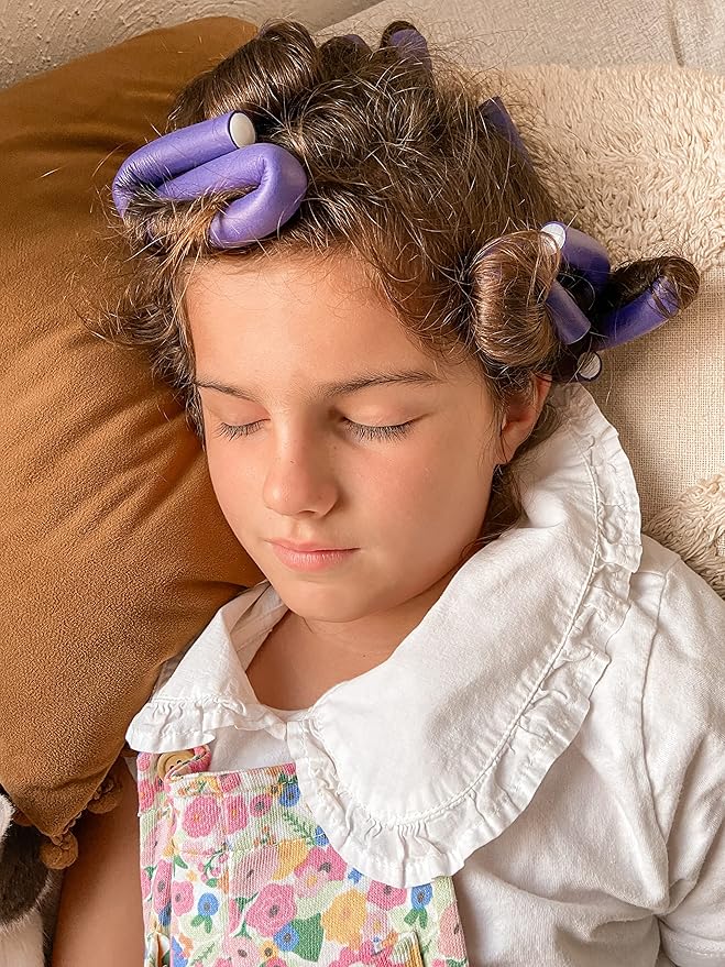 Heatless Hair Curlers Jumbo Flexible Curling Rods Bendable Twist Flexirod Soft Foam No Heat Hair Rollers for Long Medium Hair