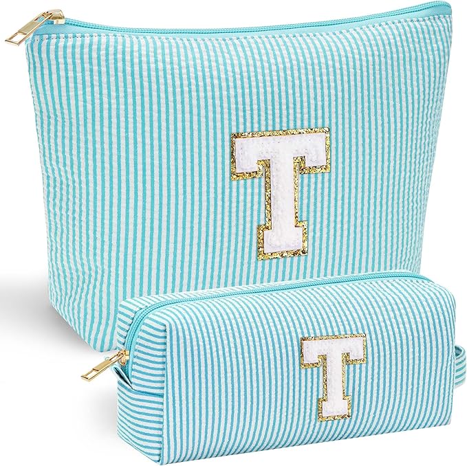 YOOLIFE Cute Cosmetic Bag Travel Bag - Makeup Bag Large Makeup Bag Make Up Bag Travel Cosmetic Bag Travel Size Toiletries Personalized Daughter Gifts Sister Gifts for Women Her Birthday Gift T