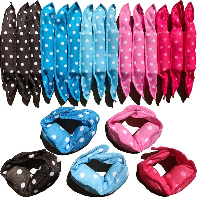 Aimin Hair Heatless Curlers, Soft Hair Curlers To Sleep In, Overnight Heatless Curls For Long Hair, No Heat Foam Curlers, Satin Sponge Rollers For Hair(20 pcs, neutral colour) …