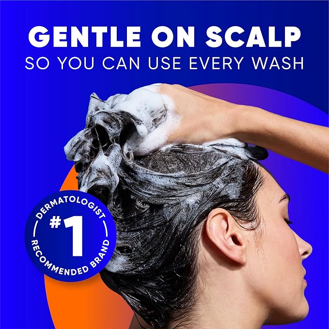 Head & Shoulders Anti-Dandruff Shampoo, Clinical Strength Dry Scalp Rescue Shampoo Twin Pack, 1% Selenium Sulfide, Seborrheic Dermatitis Relief, Dry Scalp 13.5 fl oz Each