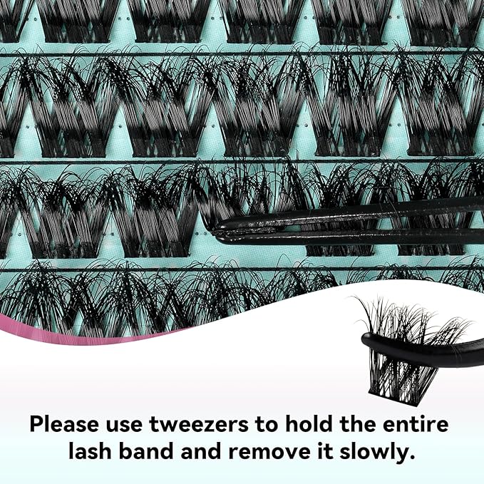 Lash Clusters 3D Effect Cluster Eyelash Extensions 144pcs D Curl Eyelash Clusters False Eyelashes Soft Comfortable Individual Lashes DIY Lash Extensions with Thin Band (Shadows, D-10-18mm)